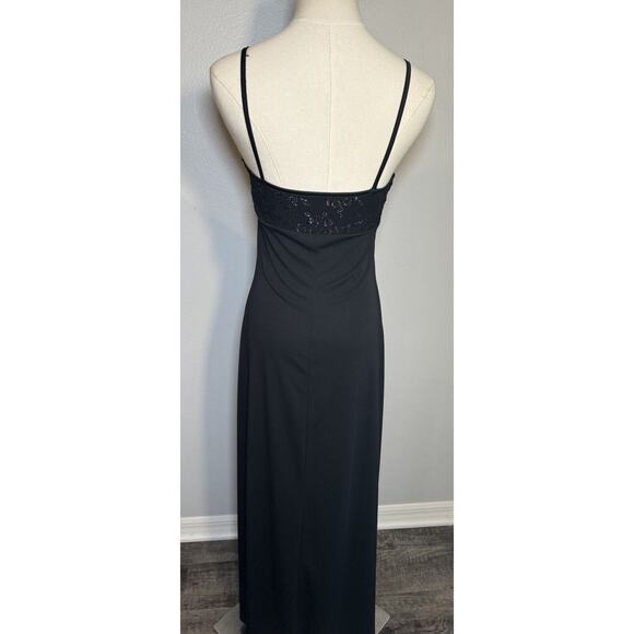 I.N. San Francisco Y2K Junior Dress Medium Whimsical Goth Fairy Empire Waist VTG - Picture 8 of 14